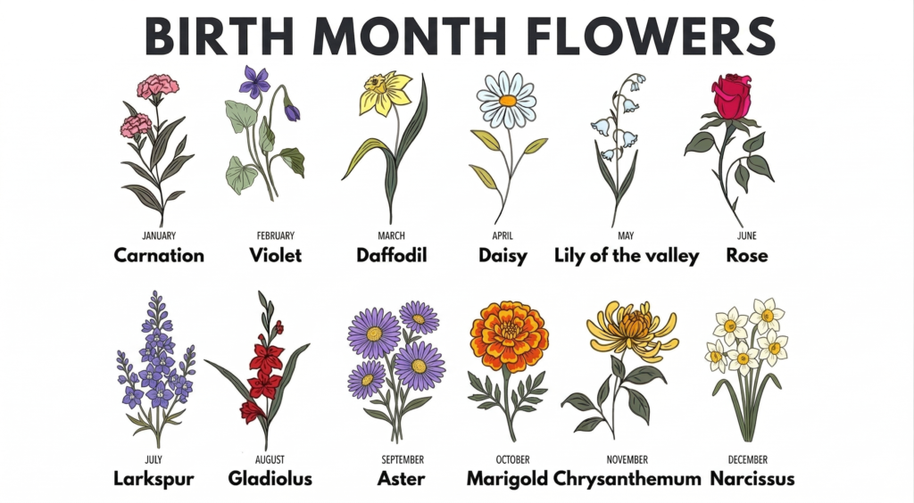 birth month flowers