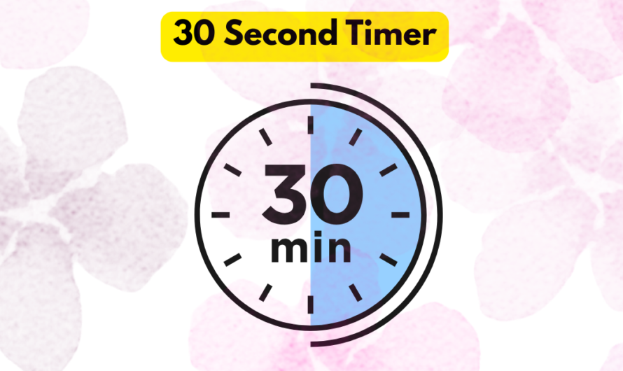 30 Second Timer: Online Timer – 2026