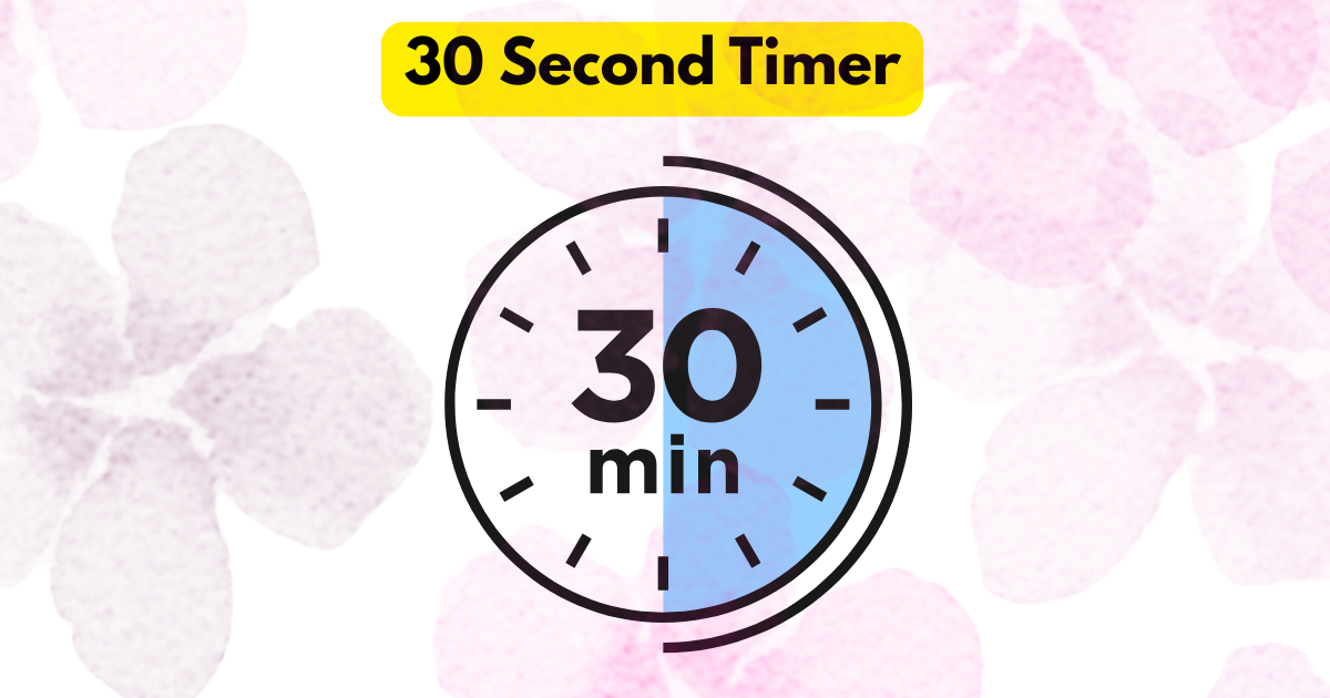 30 second timer