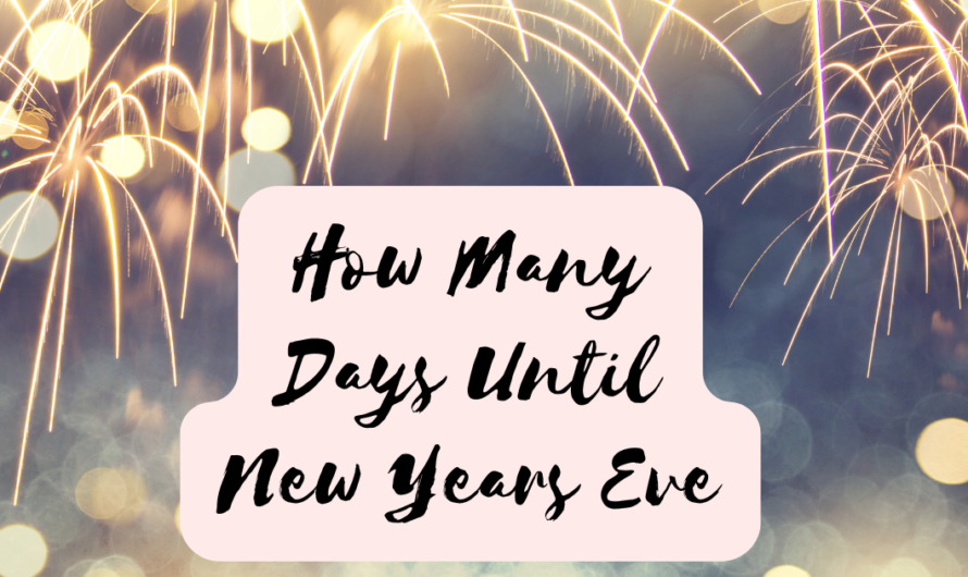 How Many Days Until New Years Eve? 2027