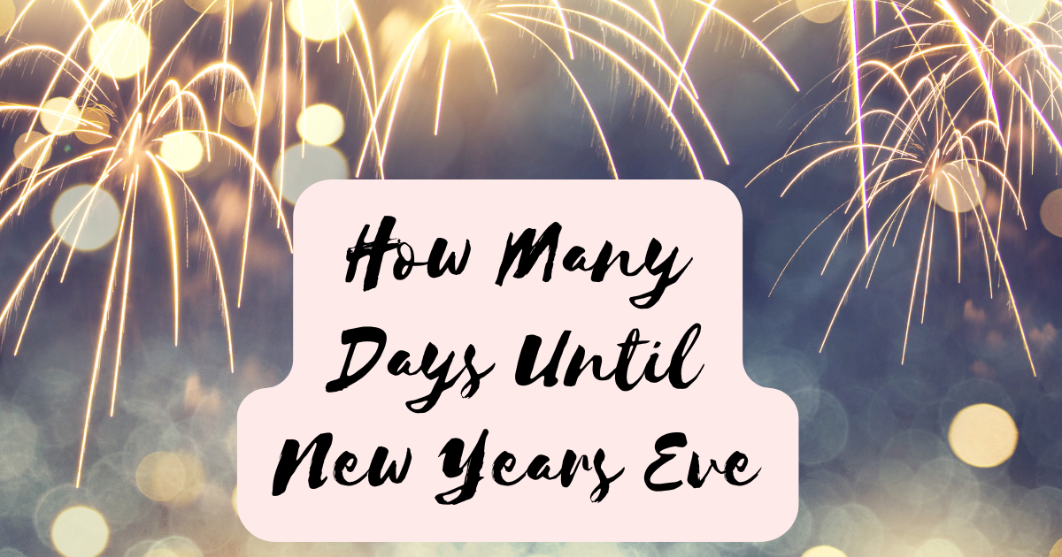 how many days until new years eve​